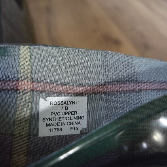 Ralph Lauren Rossalyn II Tartan Plaid Preppy Equestrian Riding Rain Boots 7 EUC - Picture 6 of 7